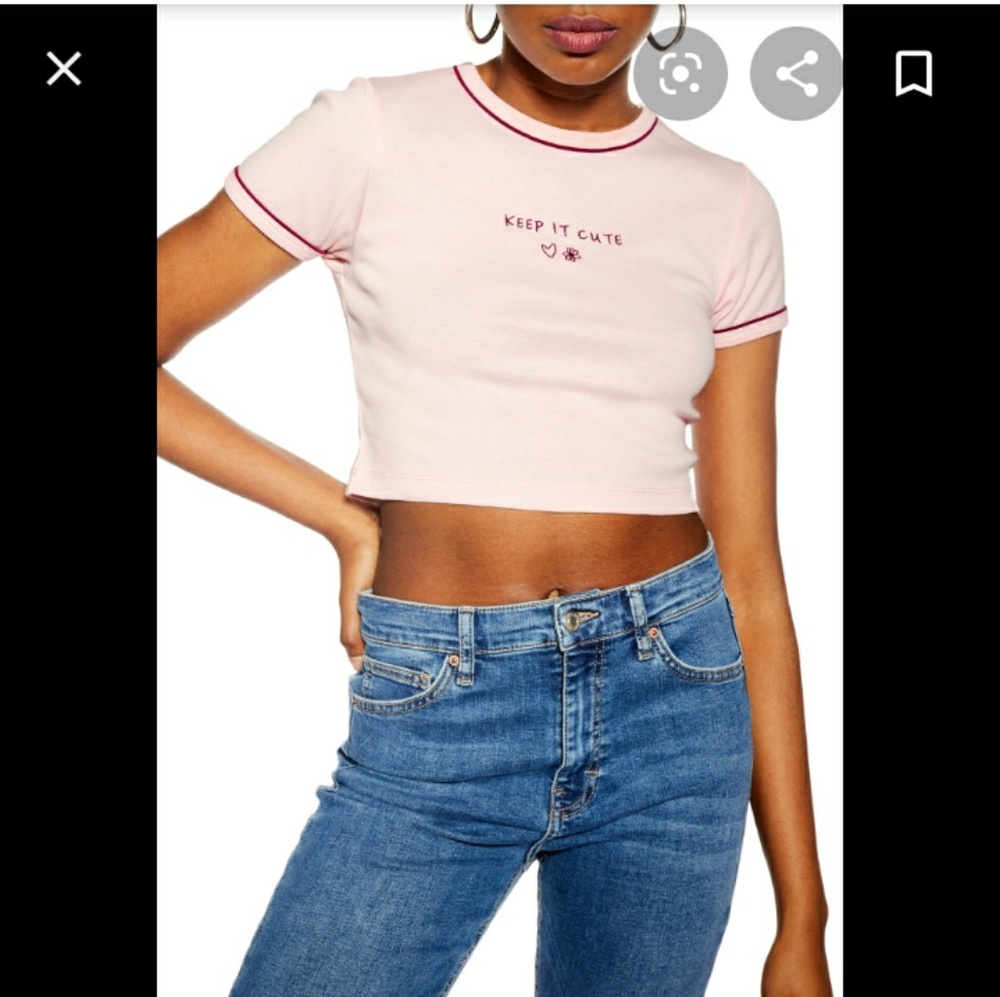 TOPSHOP crop top
